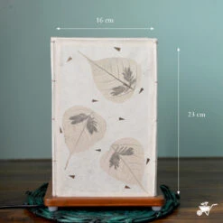 Charmingly Singular Pressed Flower Lampshade -Plant Life Decor Shop Charmingly singular 3