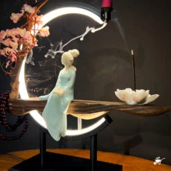 Cherry Blossom Vignette LED Decor Incense Burner Zen Garden -Plant Life Decor Shop Cherry Blossom Vignette 7