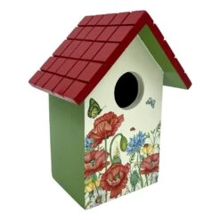 Floral Meadows With Poppies Bird House Decor -Plant Life Decor Shop Copy of IMG 4323