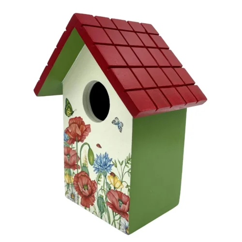 Floral Meadows With Poppies Bird House Decor -Plant Life Decor Shop Copy of IMG 4324