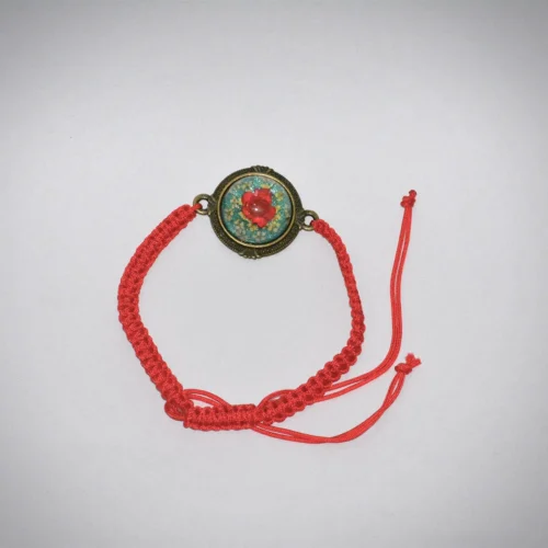 Cordial Cerise Real Dried Flower Bracelet -Plant Life Decor Shop Cordial Cerise 8