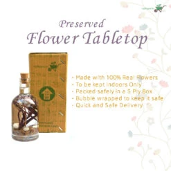 Curtained Wilderness Preserved Flower Tabletop -Plant Life Decor Shop Cutrained Wilderness 8