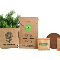 Eco-Friendly Jute Mini Garden Pack