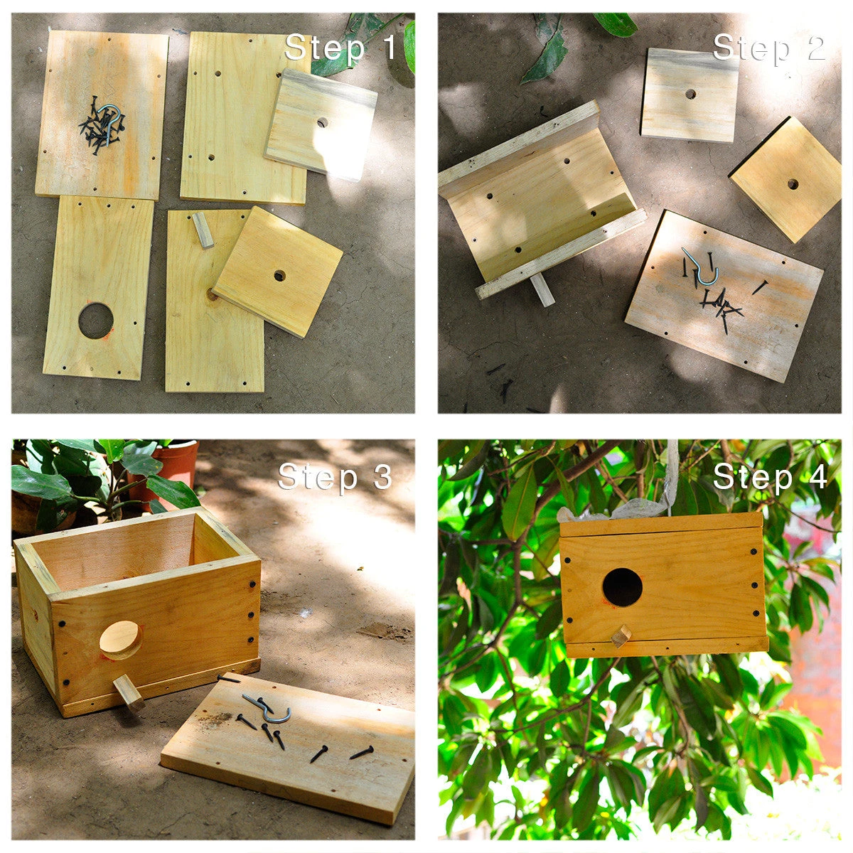 Bird Nest Rectangular - DIY Kit 3 Bird Nest Rectangular - DIY Kit - Image 3