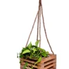 Solid Wood Hanging Wooden Planter