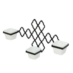 Decorative Hanging Pot Stand -Plant Life Decor Shop Decraotive square 1pot 4