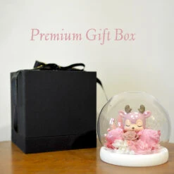 Deer Amidst Roses Preserved Flower Tabletop (with Gift Box) 9 Deer Amidst Roses Preserved Flower Tabletop (with Gift Box) -Plant Life Decor Shop Deer Amidst Roses 4