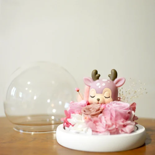 Deer Amidst Roses Preserved Flower Tabletop (with Gift Box) -Plant Life Decor Shop Deer Amidst Roses 5 6cae9635 4217 4120 a1f0 724df75f6fde