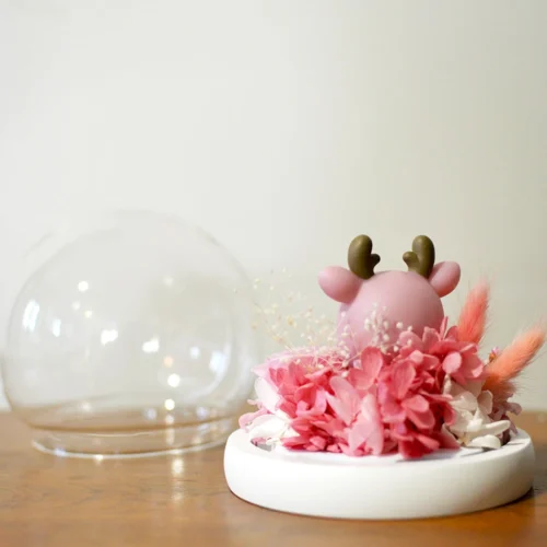 Deer Amidst Roses Preserved Flower Tabletop (with Gift Box) -Plant Life Decor Shop Deer Amidst Roses 6 44df6ec6 68e1 4d37 af58 3586d95957d6