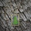 Felicitous Fern Real Dried Flower Necklace