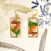 Fleeting Blossoms Real Dried Flower Earrings
