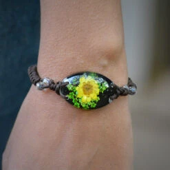 Floral Gist Real Dried Flower Bracelet -Plant Life Decor Shop Floral Gist 2