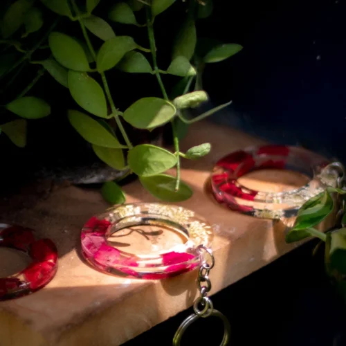 Floral Fraction Keychain 5 Floral Fraction Keychain -Plant Life Decor Shop Floral fraction keychain 3