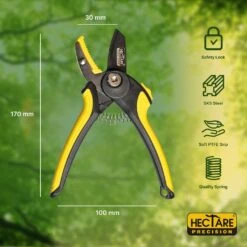 Hectare Precision Garden Pruning Secateur | Anvil Pruner | Plant Cutter For Home Garden| Ideal Cutting Capacity Upto 12mm