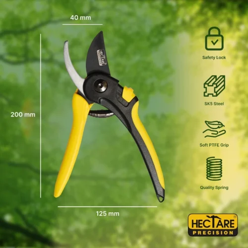 Hectare Precision Garden Pruning Secateur | Bypass Pruner | Plant Cutter For Home Garden | Ideal Cutting Capacity Upto 20 Mm 14 Hectare Precision Garden Pruning Secateur | Bypass Pruner | Plant Cutter For Home Garden | Ideal Cutting Capacity Upto 20 Mm -Plant Life Decor Shop Frame3 3
