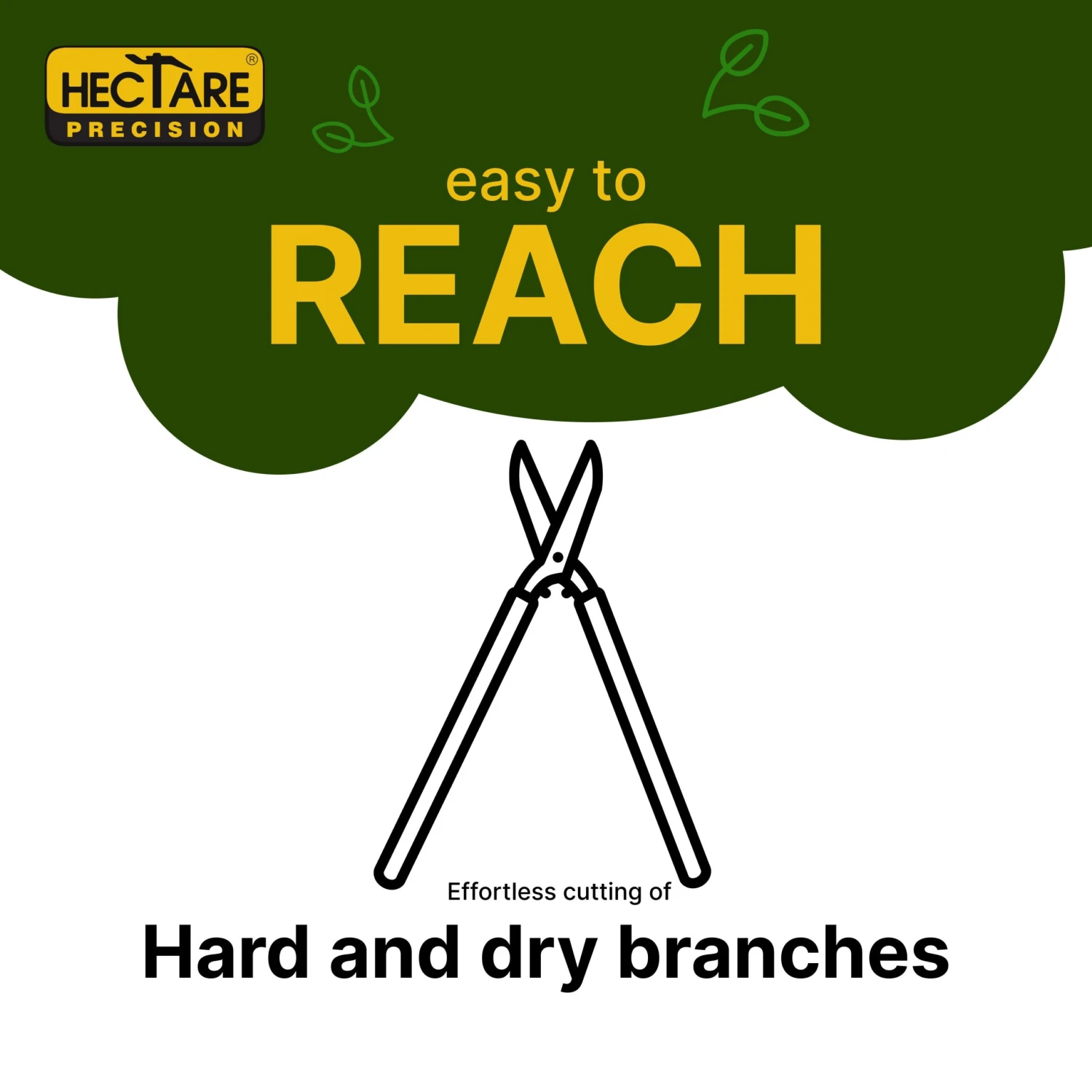 Hectare Precision Anvil Lopper | Heavy Duty Tree Branch Cutter | 35 Mm Cutting Capacity Tree Trimmer 7 Hectare Precision Anvil Lopper | Heavy Duty Tree Branch Cutter | 35 Mm Cutting Capacity Tree Trimmer - Image 7
