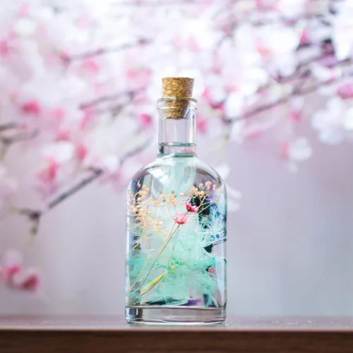 Frolicking Blues Preserved Flower Tabletop