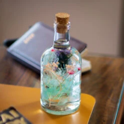 Frolicking Blues Preserved Flower Tabletop -Plant Life Decor Shop FrolickingBlues 3