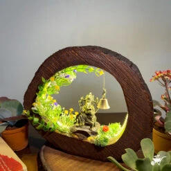 Ganesh Abode LED Decor With Stand Zen Garden -Plant Life Decor Shop Ganesh Abode 3