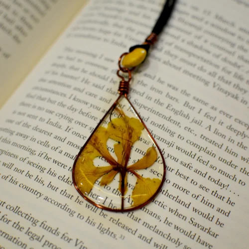 Golden Gulmohar Bookmark