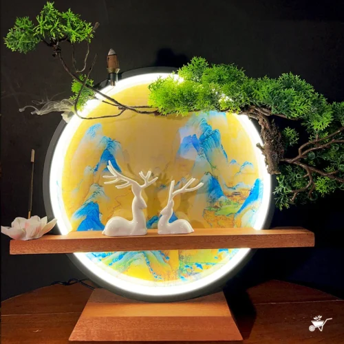 Golden Meadows LED Decor Incense Burner Zen Garden