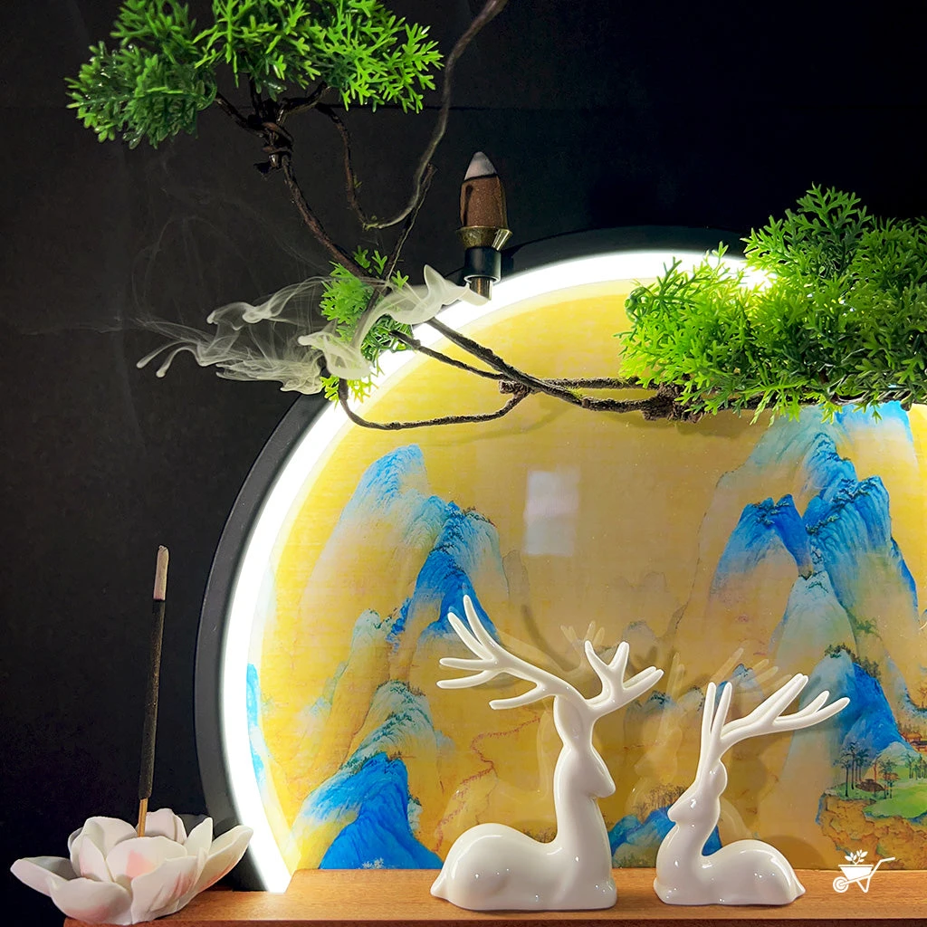 Golden Meadows LED Decor Incense Burner Zen Garden 2 Golden Meadows LED Decor Incense Burner Zen Garden - Image 2