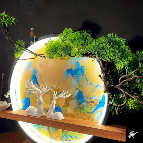 Golden Meadows LED Decor Incense Burner Zen Garden 11 Golden Meadows LED Decor Incense Burner Zen Garden -Plant Life Decor Shop Golden Meadows 6