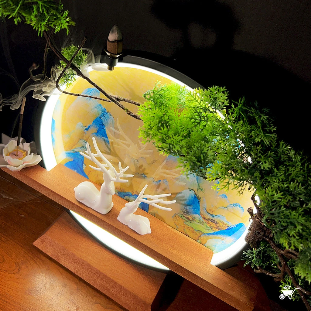 Golden Meadows LED Decor Incense Burner Zen Garden 6 Golden Meadows LED Decor Incense Burner Zen Garden - Image 6