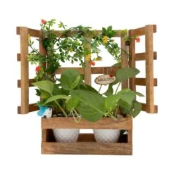 Hanging Window Wooden Planter