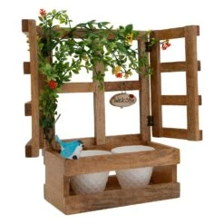 Hanging Window Wooden Planter -Plant Life Decor Shop Hanging Window Planter 3