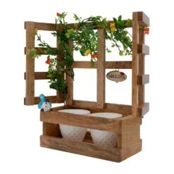 Hanging Window Wooden Planter -Plant Life Decor Shop Hanging Window Planter 4