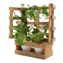 Hanging Window Wooden Planter -Plant Life Decor Shop Hanging Window Planter 6