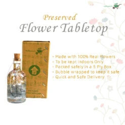 Hushed Caprice Preserved Flower Tabletop -Plant Life Decor Shop Hushed Caprice 7