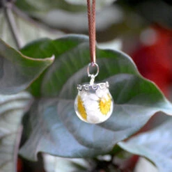 Hushed Whites Real Dried Flower Necklace -Plant Life Decor Shop Hushed Whites 6