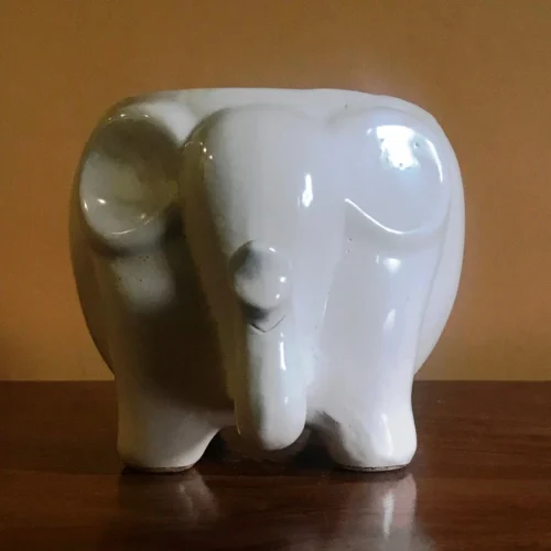 Royal Elephant Ceramic Planter -Plant Life Decor Shop IMG 2597