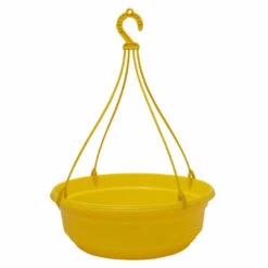 Set Of 3 : Hanging Yellow Pot -Plant Life Decor Shop IMG 5712