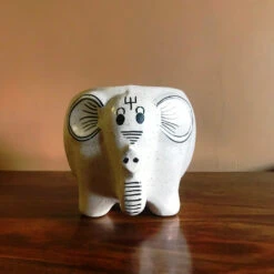 Designer Elephant Ceramic Planter