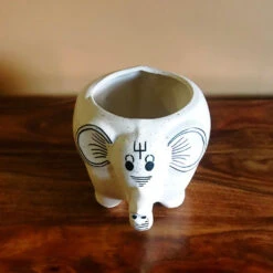 Designer Elephant Ceramic Planter -Plant Life Decor Shop IMG 8375