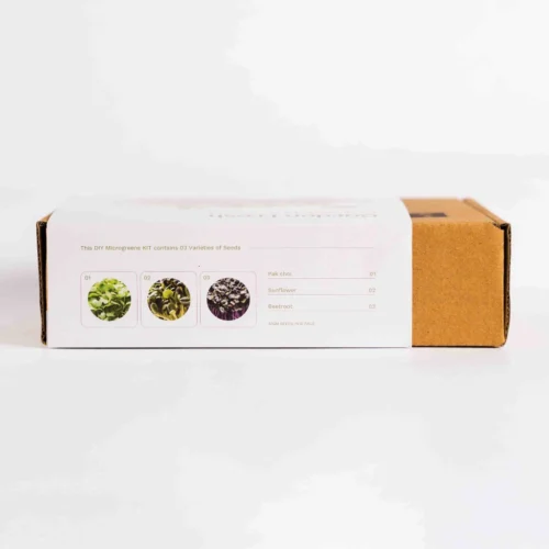 DIY Microgreen Kit-The Nutri-Green Boost Collection -Plant Life Decor Shop INDAM MICROGREEN KIT 02 SIDE IMAGE