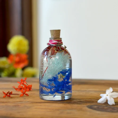 Indigo Florescence Preserved Flower Tabletop