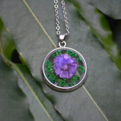 Into The Woods Real Dried Flower Necklace