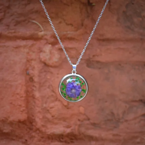 Into The Woods Real Dried Flower Necklace 8 Into The Woods Real Dried Flower Necklace -Plant Life Decor Shop Into The Woods 3