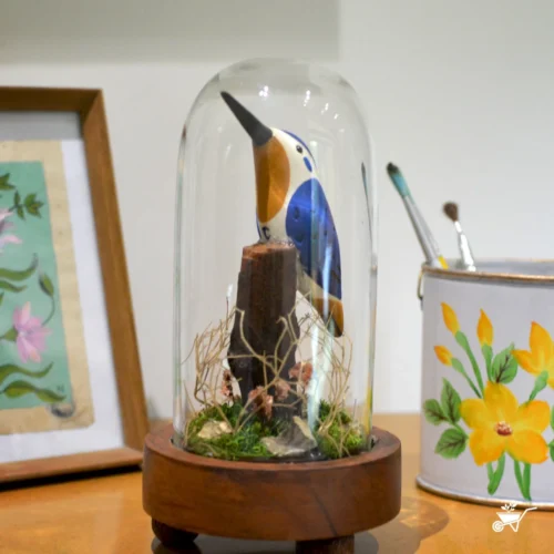 The Blue Watcher Artificial Plant Decor