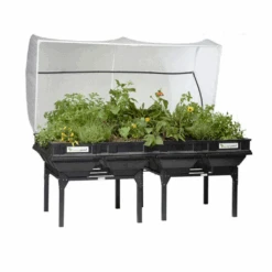 Large Raised Garden Bed With Garden Cover