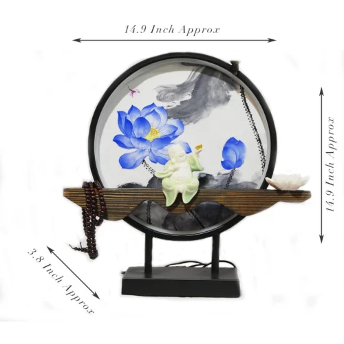 Laughing Buddha LED Decor Incense Burner Zen Garden -Plant Life Decor Shop Laughing Buddha Zen Garden 6