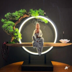 Meditating In Nature LED Decor Incense Burner Zen Garden