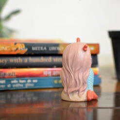 Miniature Sitting Mermaid – Cute Fairy Garden & Terrarium Decor 7 Miniature Sitting Mermaid – Cute Fairy Garden & Terrarium Decor -Plant Life Decor Shop Mermaid sitting 4