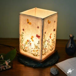Mystic Garden Pressed Flower Lampshade