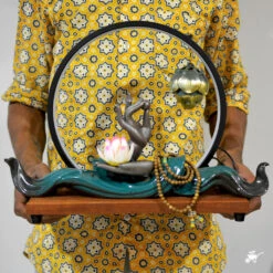 Mystical Mudra LED Decor Incense Burner Zen Garden -Plant Life Decor Shop Mystical Mudra 6