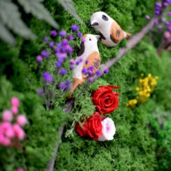 Nature's Trail Preserved Moss Frame With Dark Wood -Plant Life Decor Shop Natures trail 4